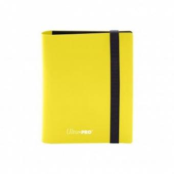 Ultra Pro Binder - 2-Pocket Eclipse - Lemon Yellow 