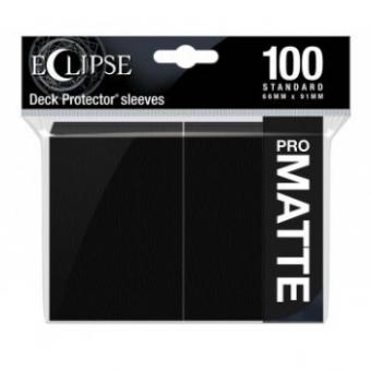 Ultra Pro Eclipse Kartenhüllen - Standardgröße Matte (100) - Tiefschwarz 