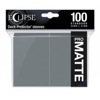 Ultra Pro Eclipse Kartenhüllen - Standardgröße Matte (100) - Rauchgrau 
