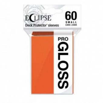 Ultra Pro Eclipse Card Sleeves - Japanese Size Gloss (60) - Pumpkin Orange 