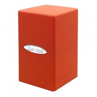 Ultra Pro Box - Classic Satin Tower - Pumpkin Orange 