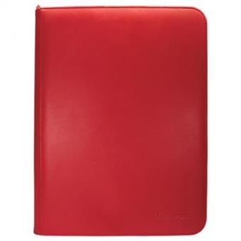 Ultra Pro Binder - 9-Pocket Vivid Zipper - Red 