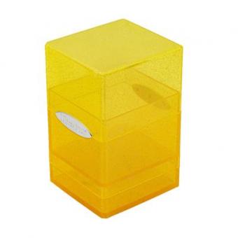 Ultra Pro Box - Glitter Satin Tower - Yellow 