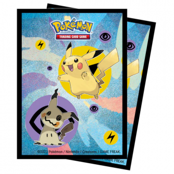 Ultra Pro Artwork Card Sleeves - Standard Size (65) - Pikachu & Mimikyu (PKM) 