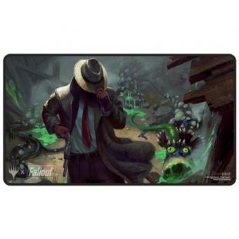 Ultra Pro Artwork Black Stitched Play-Mat - Standard Size (approx. 61 x 34 cm) - Mysterious Stranger (PIP) 