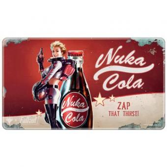 Ultra Pro Artwork Holofoil Spielmatte - Standardgröße (ca. 61 x 34 cm) - Nuka Cola Pinup (PIP) 