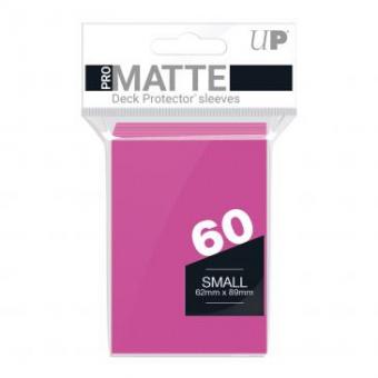 Ultra Pro Kartenhüllen - Japanische Größe Matte (60) - Neonpink 