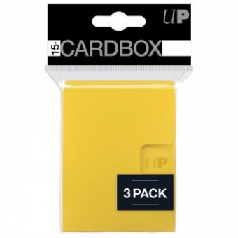 Ultra Pro 15+ Card Box (3) - Yellow 