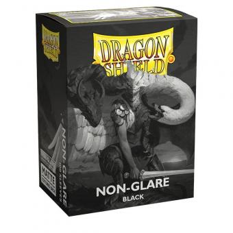 Dragon Shield Kartenhüllen - Standardgröße Non-Glare (100) - Schwarz (Version 2) 
