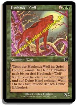 Heulender Wolf 