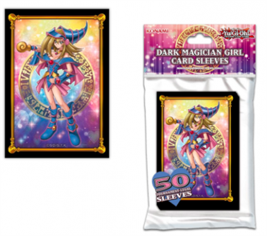 Konami Artwork Kartenhüllen - Japanische Größe (50) - Dunkles Magier-Mädchen (YGO) 