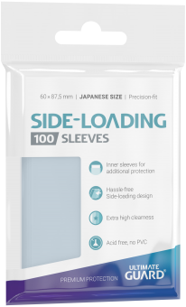 Ultimate Guard Inner Sleeves - Japanese Size Side-Loading (100) - Clear 