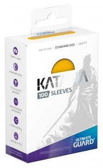Ultimate Guard Katana Kartenhüllen - Standardgröße (100) - Gelb 