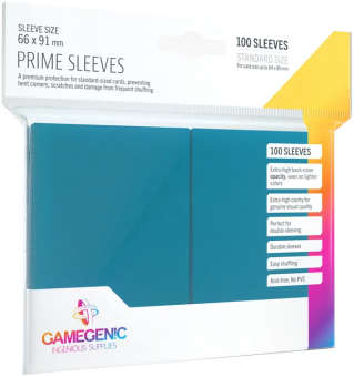 Gamegenic Prime Kartenhüllen - Standardgröße (100) - Blau 