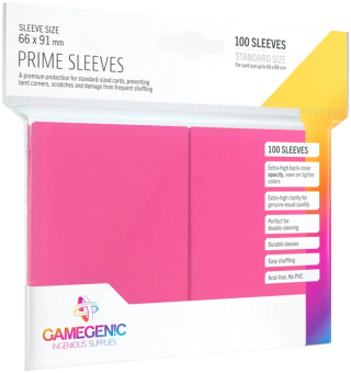 Gamegenic Prime Sleeves - Standard Size (100) - Pink 