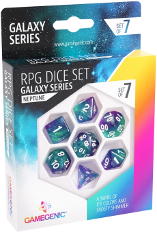 Gamegenic Dice - RPG-Set (7) - Galaxy Series Neptune 