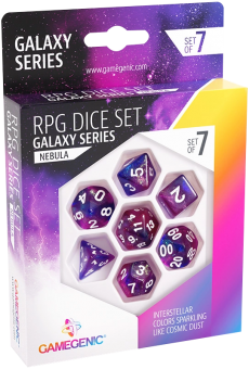 Gamegenic Würfel - RPG-Set (7) - Galaxy Series Nebula 