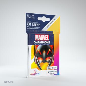 Gamegenic Motivhüllen - Standardgröße (50+1) - Marvel Champions Art Wasp 
