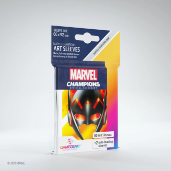 Gamegenic Artwork Kartenhüllen - Standardgröße (50+2) - Marvel Champions Wasp 