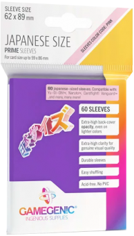 Gamegenic Prime Kartenhüllen - Japanische Größe (60) - Violett 