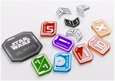 Gamegenic Star Wars: Unlimited - Premium Tokens (55) - Multicolor 