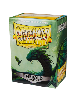 Dragon Shield Kartenhüllen - Standardgröße Matte (100) - Smaragdgrün 