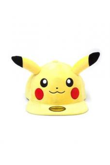 Pokémon Plüsch Snapback Cap - Embarassed Pikachu 