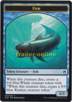 Fish Token (Blue 3/3) 