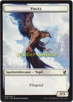 Spielstein - Vogel (3/4 Fliegend) 