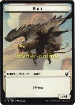 Token - Bird (3/4 Flying) 