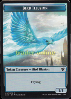Token - Bird Illusion (Flying 1/1) 