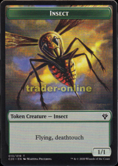 Token - Insect (Flying, deathtouch 1/1) 