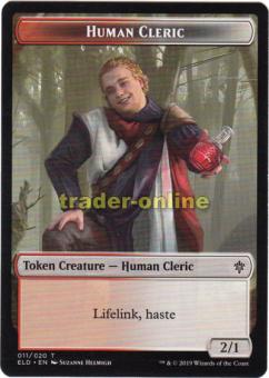 Token - Human Cleric (Lifelink, Haste, 2/1) 
