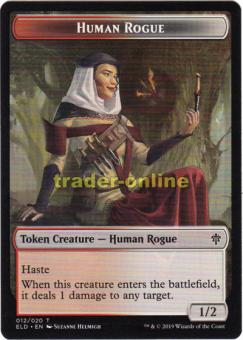 Token - Human Rogue (Haste, 1/1) 