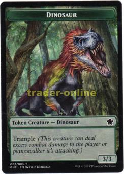 Token - Dinosaur (Trample, 3/3) 
