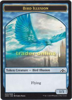 Token - Bird, Illusion (1/1 Flying) 