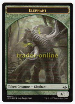 Token - Elephant (Green 3/3) 