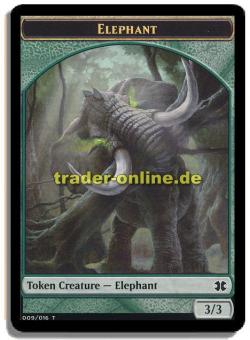 Token - Elephant (Spielstein - Elefant) 