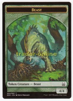 Token - Beast (Green 4/4) 