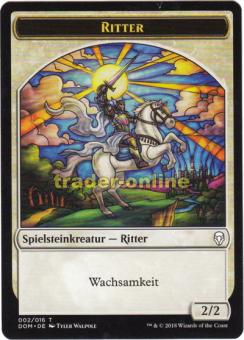 Spielstein - Ritter (2/2 Wachsamkeit) (Version 2) 