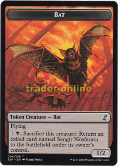 Token - Bat (Flying 1/2) 