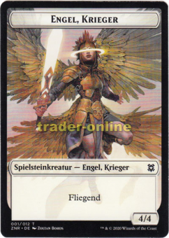 Spielstein - Engel, Krieger (Fliegend 4/4) 