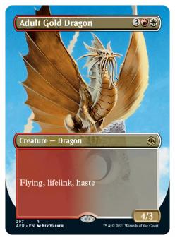 Adult Gold Dragon (Alternate Art Borderless) 
