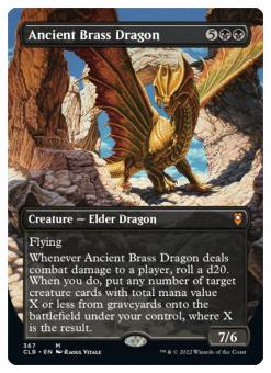 Ancient Brass Dragon (Alternate-Art Borderless) 