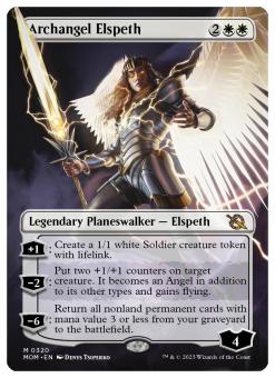 Archangel Elspeth (Borderless Planeswalkers) 