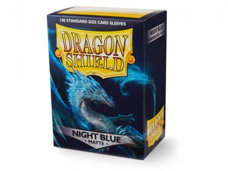 Dragon Shield Kartenhüllen - Standardgröße Matte (100) - Nachtblau 