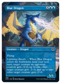 Blue Dragon (Alternate Art Borderless) 