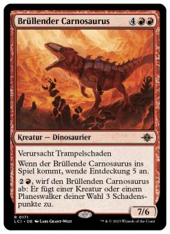 Brüllender Carnosaurus 