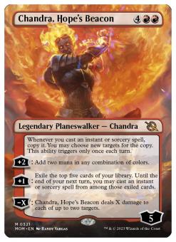 Chandra, Hope's Beacon (Borderless Planeswalkers) 