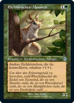 Eichhörnchen-Monarch (Retro Frame) 